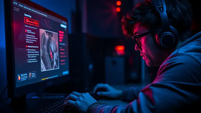Gamer frustrado con conexión glitch en partida