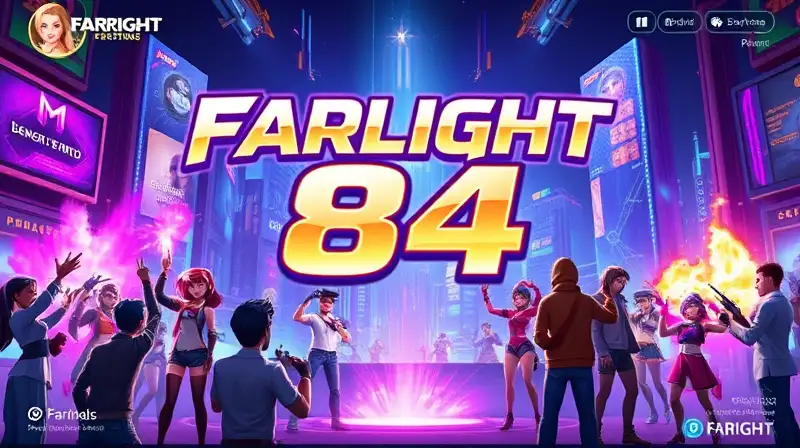 Personajes Farlight 84 celebran evento vibrante