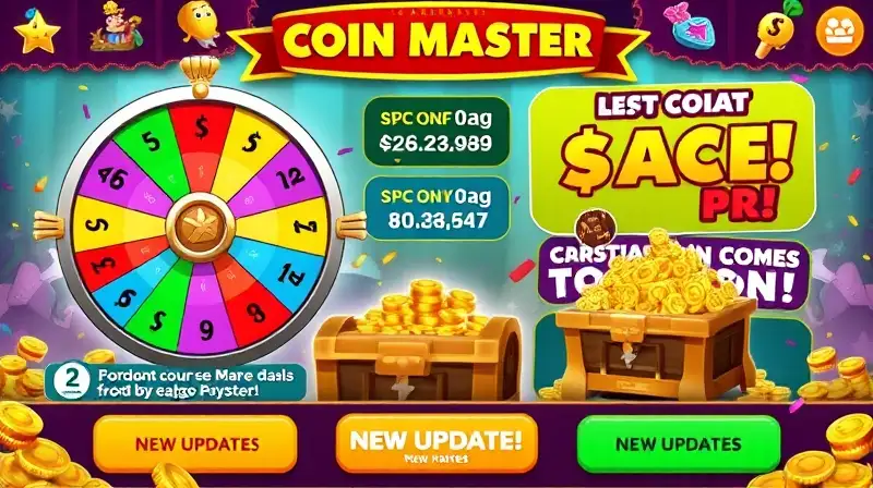 Interfaz colorida con juego y promociones festivas