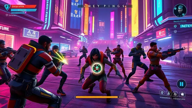 Personajes de Apex Legends en batalla futurista