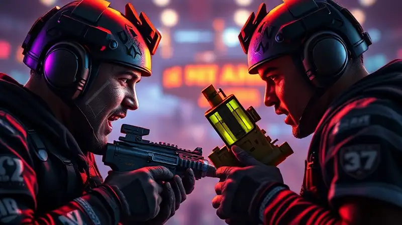Dos jugadores intensos compiten en esports