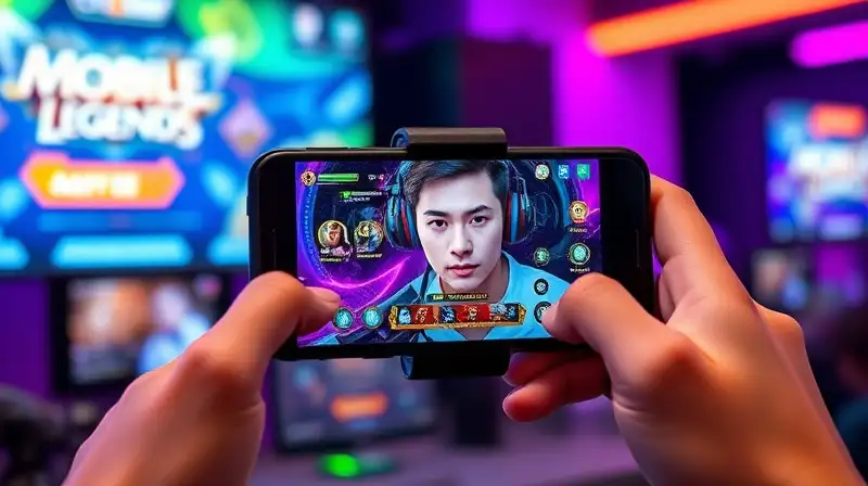 Gamer transmite Mobile Legends con conexión fluida