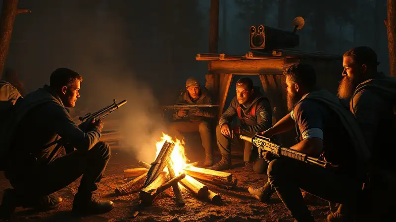 Jugadores de Rust planean asalto nocturno