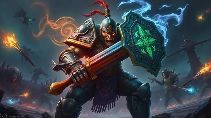 Tanque de WoW en batalla épica