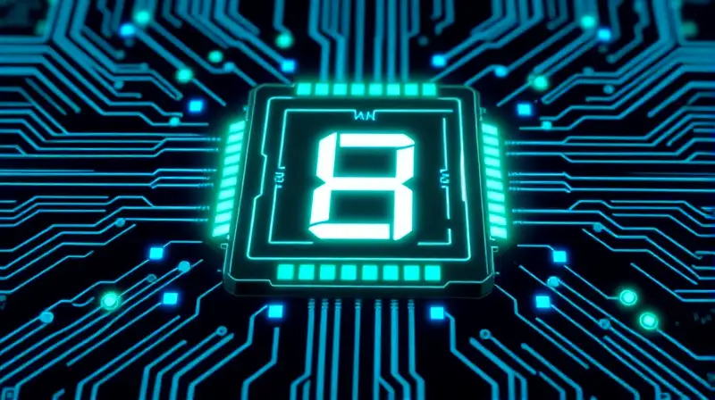 Logo futurista Farlight 84 con tecnología neon