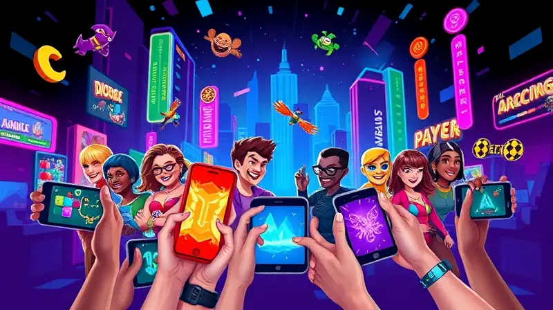Iconos arcade pixelados vibrantes con personajes diversos