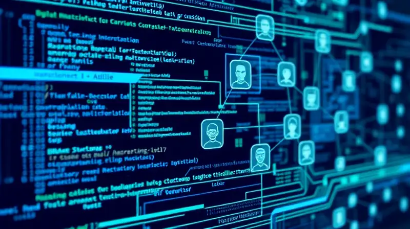 Interfaz futurista con datos