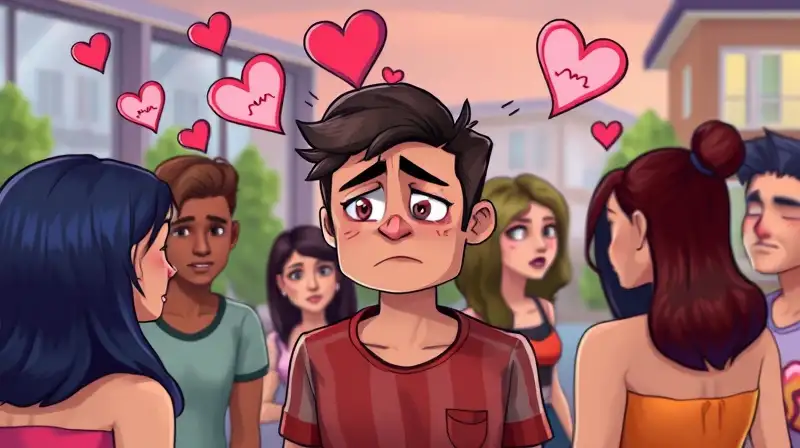 Sim frustrado con relaciones rotas y caos