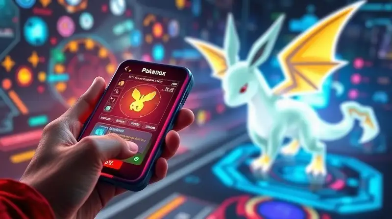 Pokédex holográfico con Pokémon raros brillantes