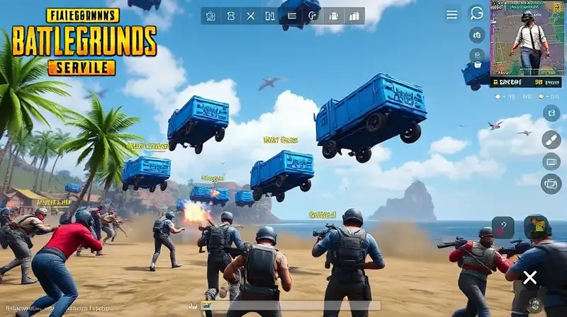 Jugadores compiten por vehículos y suministros