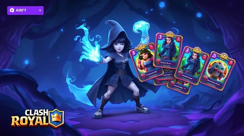 Escena de batalla mágica con Night Witch