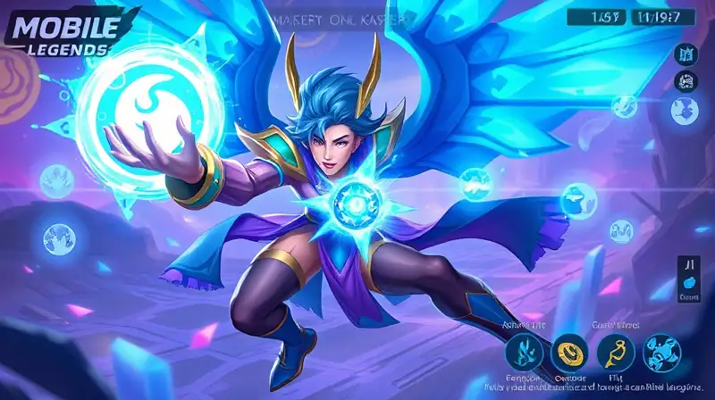 Héroe de Mobile Legends lanza hechizo mágico