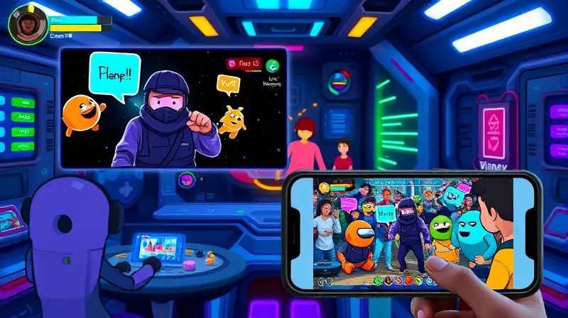 Jugadores diversos juegan Among Us en línea