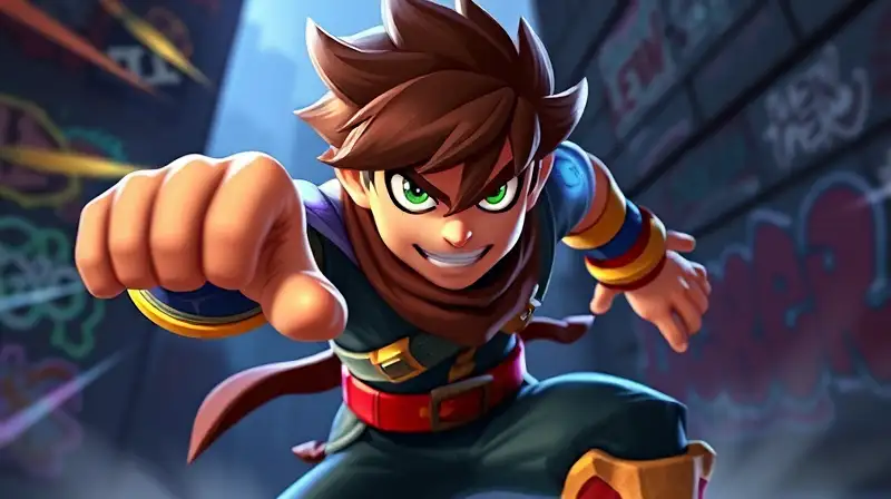 Leon de Brawl Stars en pose dinámica