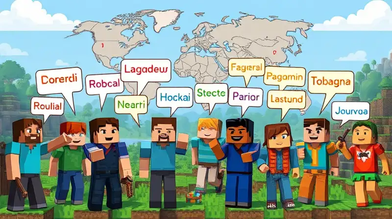 Personajes de Minecraft hablan idiomas variados
