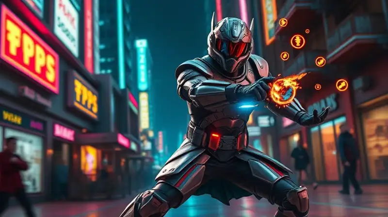 Duelo dinámico de Valorant en ciudad futurista
