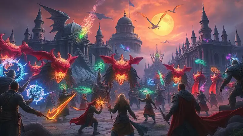 Batalla épica de World of Warcraft fantástica
