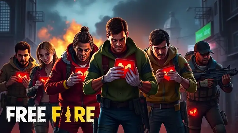 Personajes Free Fire comparten botiquines en batalla