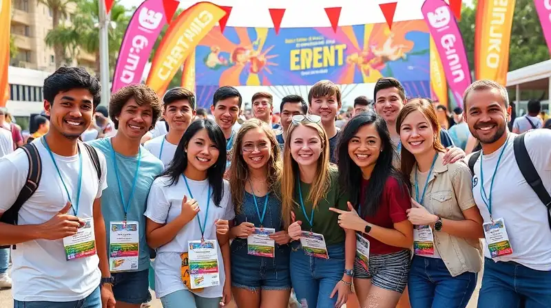Principiantes felices compiten en evento colorido