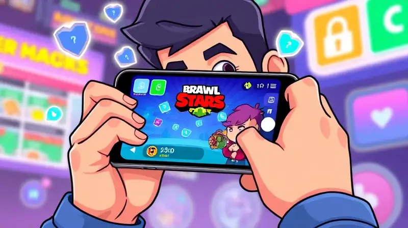 Jugador móvil protege su juego digital