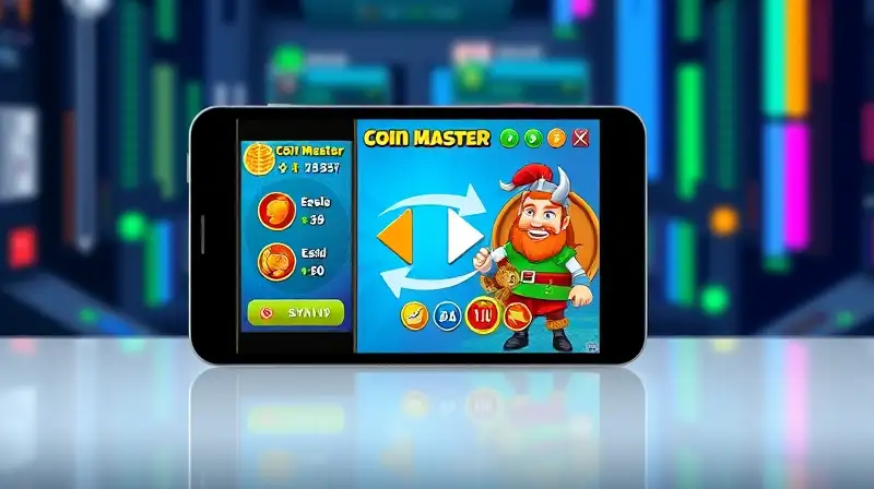 Smartphone y tablet sincronizan juego Coin Master