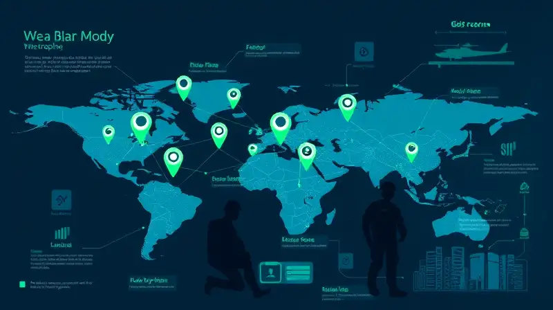 Mapa urbano digital con estrategia militar