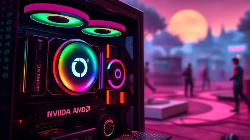 PC gaming potente con gráficos y acción