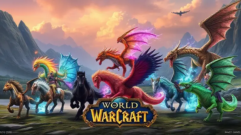 Evolución de monturas épicas en Warcraft