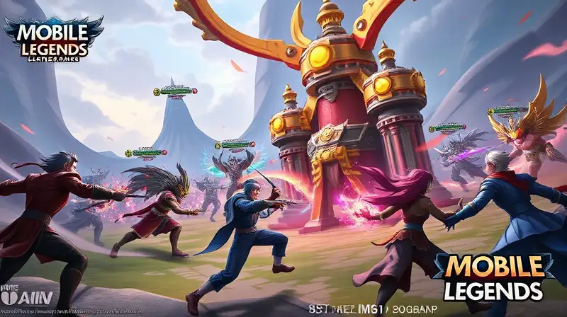 Batalla épica de héroes en Mobile Legends