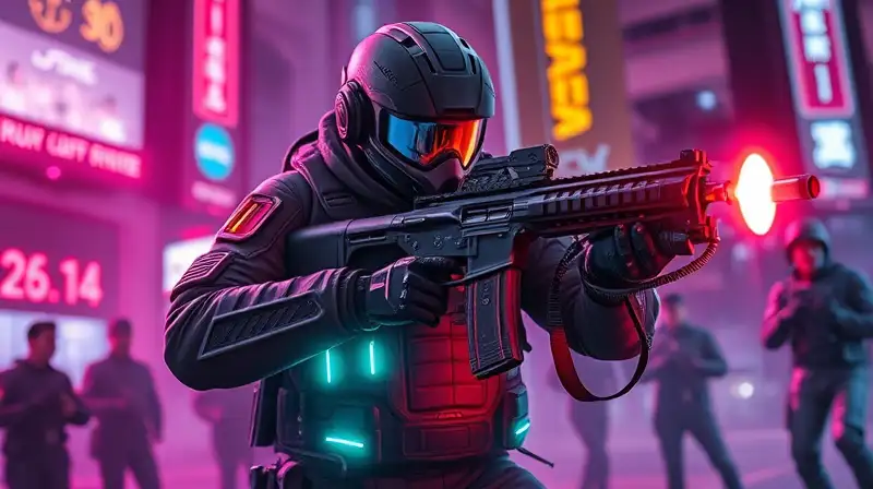 Soldado futurista personaliza armas con hologramas