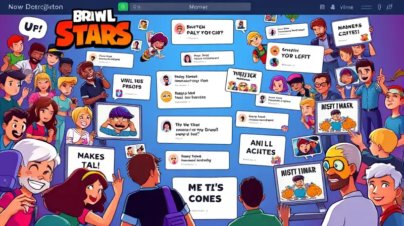 Foro animado con personajes de Brawl Stars