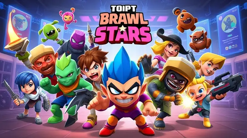 Jugadores top de Brawl Stars en acción