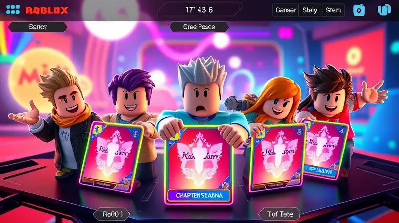 Juego digital vibrante con personajes animados