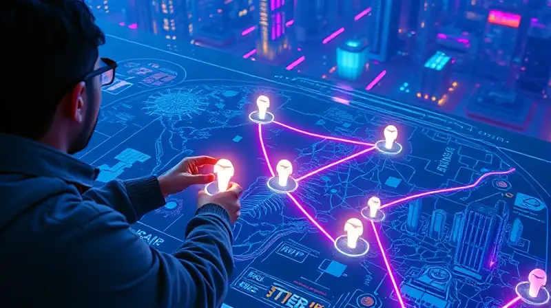 Jugador desbloquea misiones en mapa holográfico