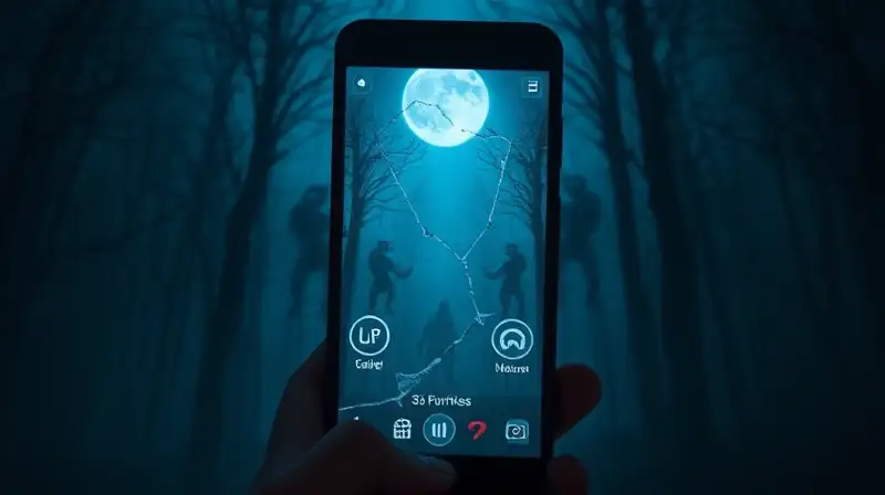 Pantalla móvil oscura