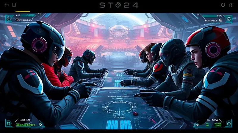 Jugadores cooperan en batalla futurista intensa