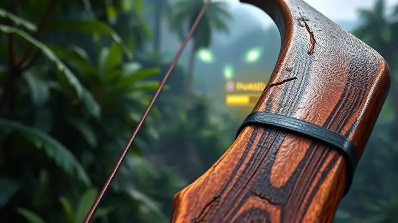 Arco prehistórico desgastado en jungla vibrante