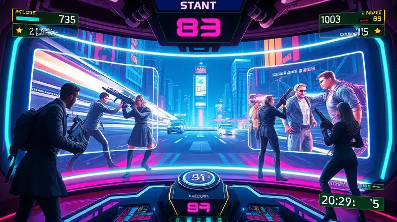 Interfaz futurista y vibrante de Farlight