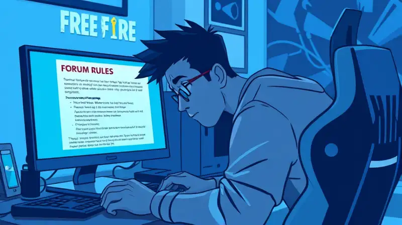 Gamer frustrado lee reglas frente a pantalla