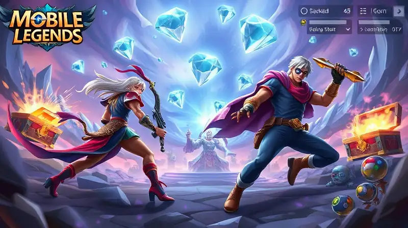 Escena vibrante de batalla en Mobile Legends