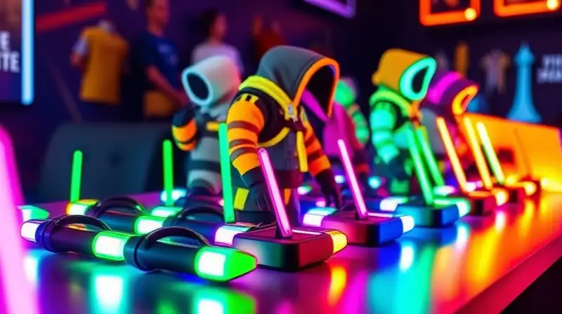Luces LED vibrantes con cosplay y accesorios