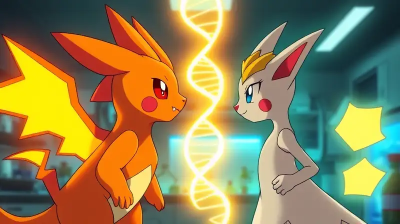 Pokémon conectados por ADN en laboratorio