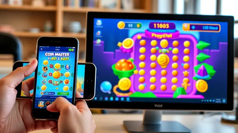 Juego Coin Master en smartphone y PC