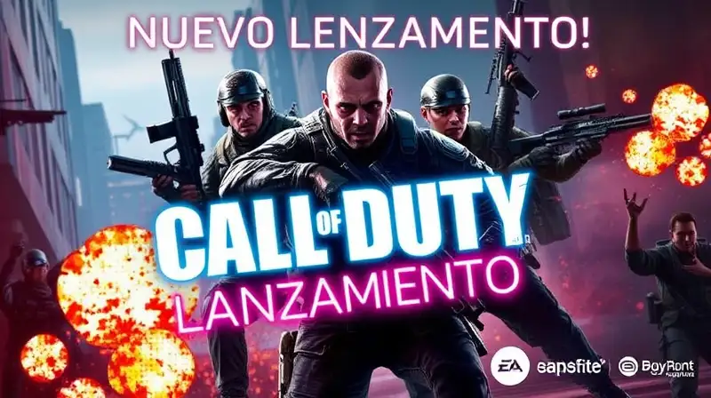 Portada dinámica y vibrante del nuevo Call of Duty