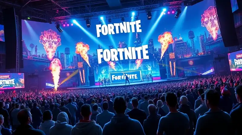 Evento en vivo Fortnite con acción vibrante