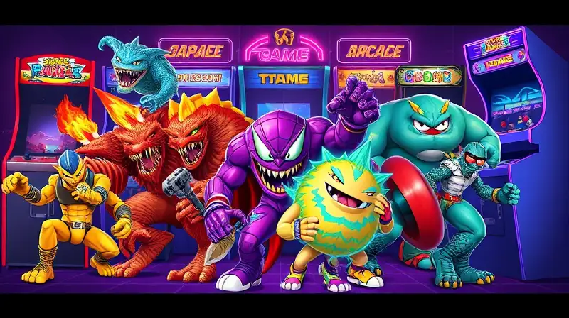 Evolución vibrante de enemigos arcade icónicos