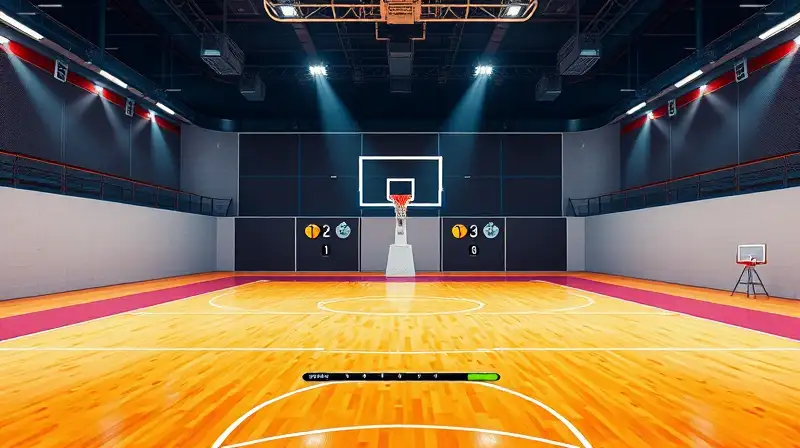Interfaz deportiva digital futurista y minimalista