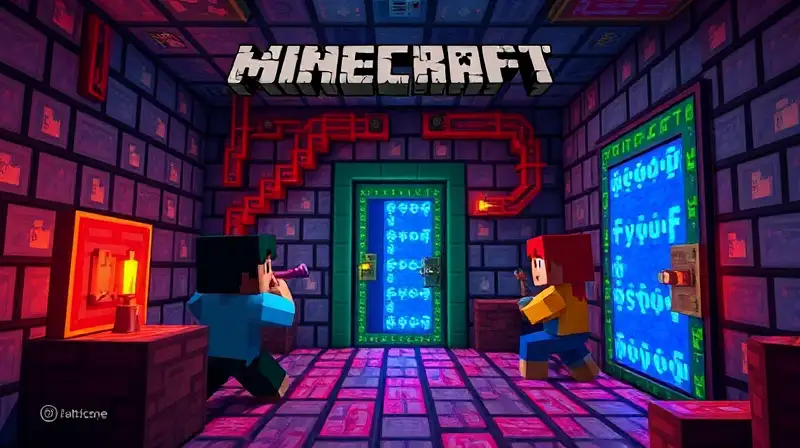 Minijuegos Minecraft de escape con puzzles