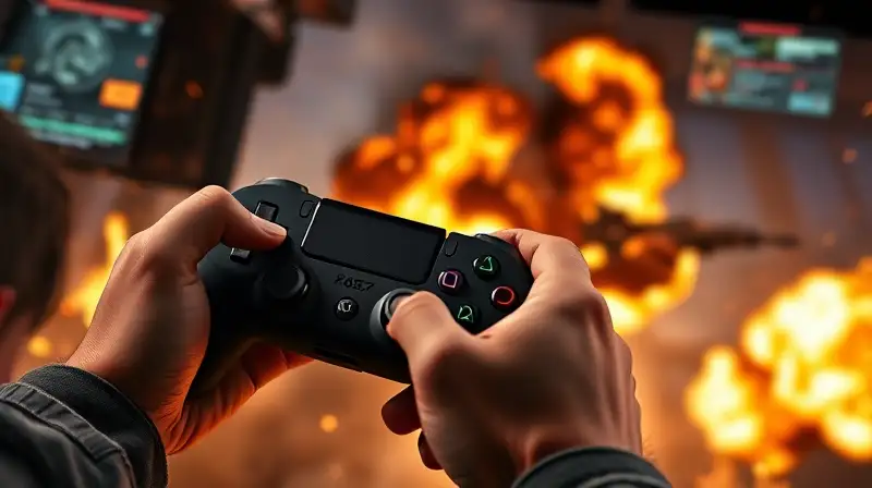 Gamer cambia botones en partida intensa