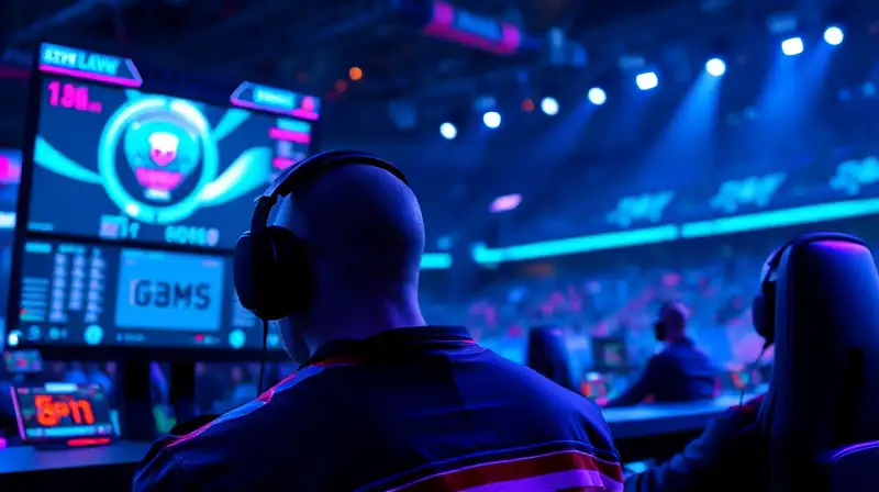 Interfaz gamer con cámaras y luces dinámicas